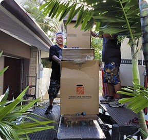 Residential moving services, Honolulu.